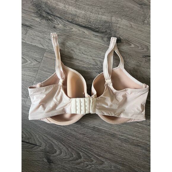Victoria Secret Bra Beige Padded Underwire Adjustable Clasp Back 36DD - Picture 4 of 8